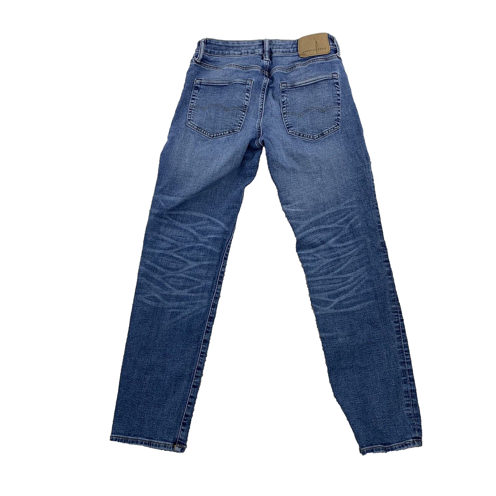 American Eagle Denim Airflex Size 30 X 32" Inseam Slim Straight Blue 22-28